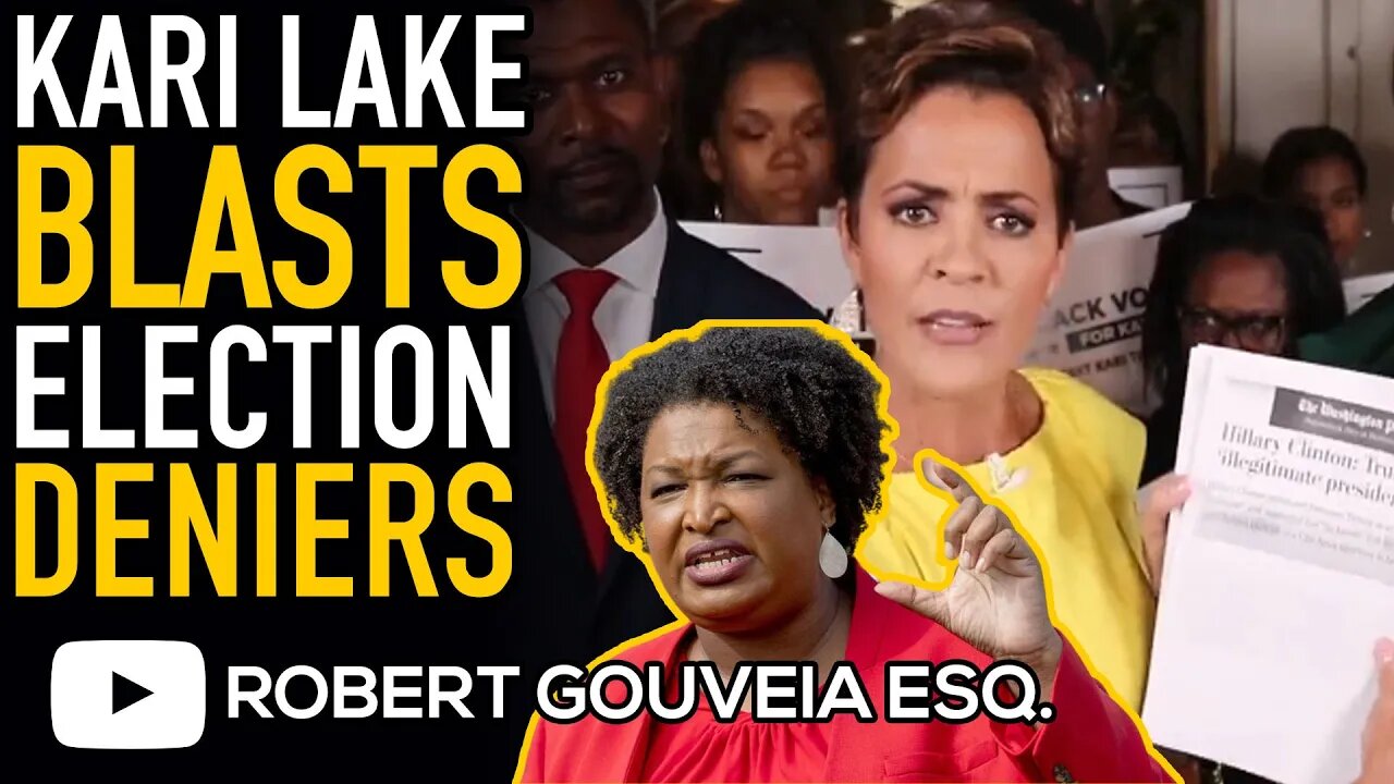 Kari Lake BLASTS Media Over Election Double Standards While STACEY ABRAMS Backtracks