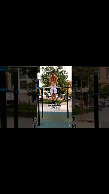 70% tirón + 30% empuje. Y tú cuántos haces limpios? #calisthenics #shorts