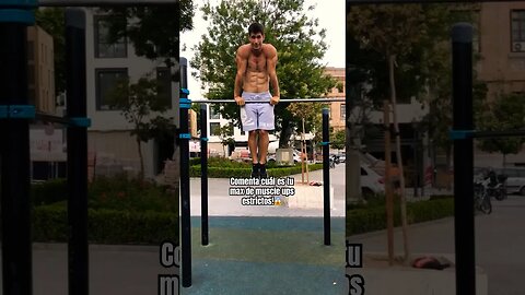 70% tirón + 30% empuje. Y tú cuántos haces limpios? #calisthenics #shorts