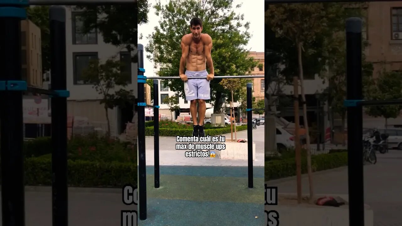 70% tirón + 30% empuje. Y tú cuántos haces limpios? #calisthenics #shorts