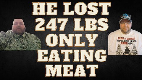 He Lost 247lbs only eating meat - Live with Carnivore Cure