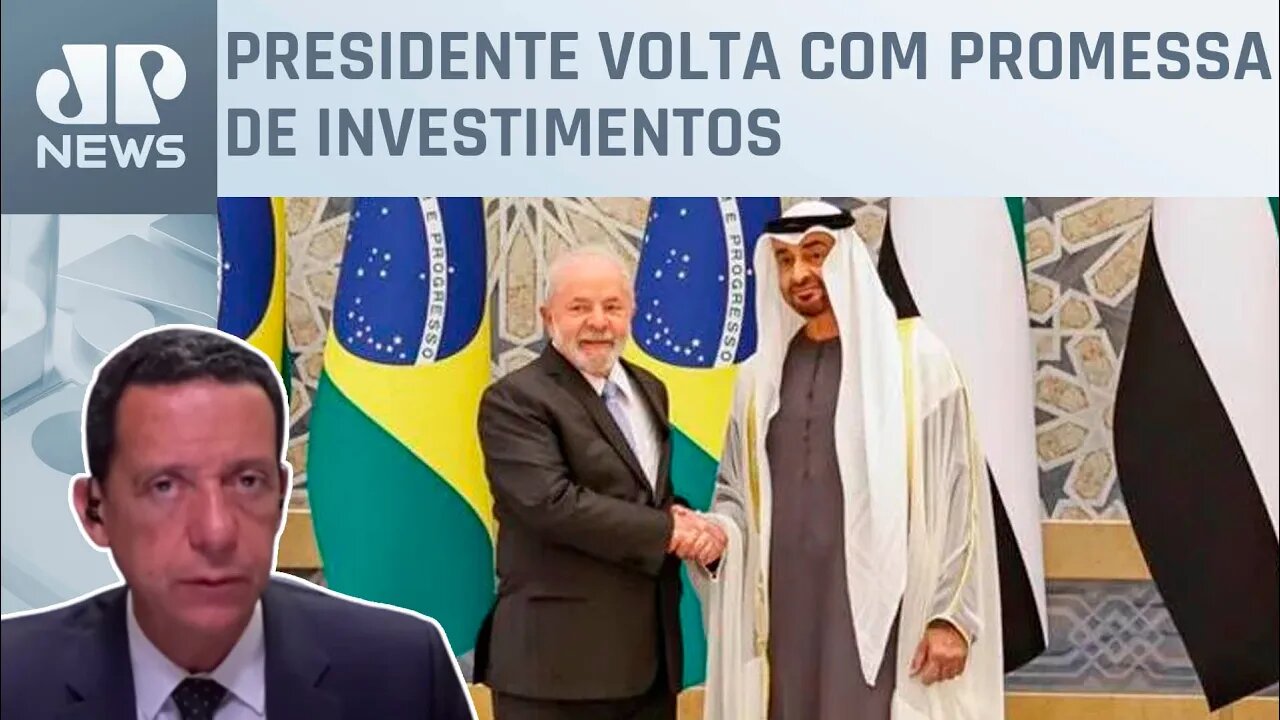 Lula volta ao Brasil com sua comitiva após visita aos Emirados Árabes