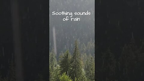 Unwind Instantly with This Incredible Soothing Rain Sounds Video! #shorts #asmr