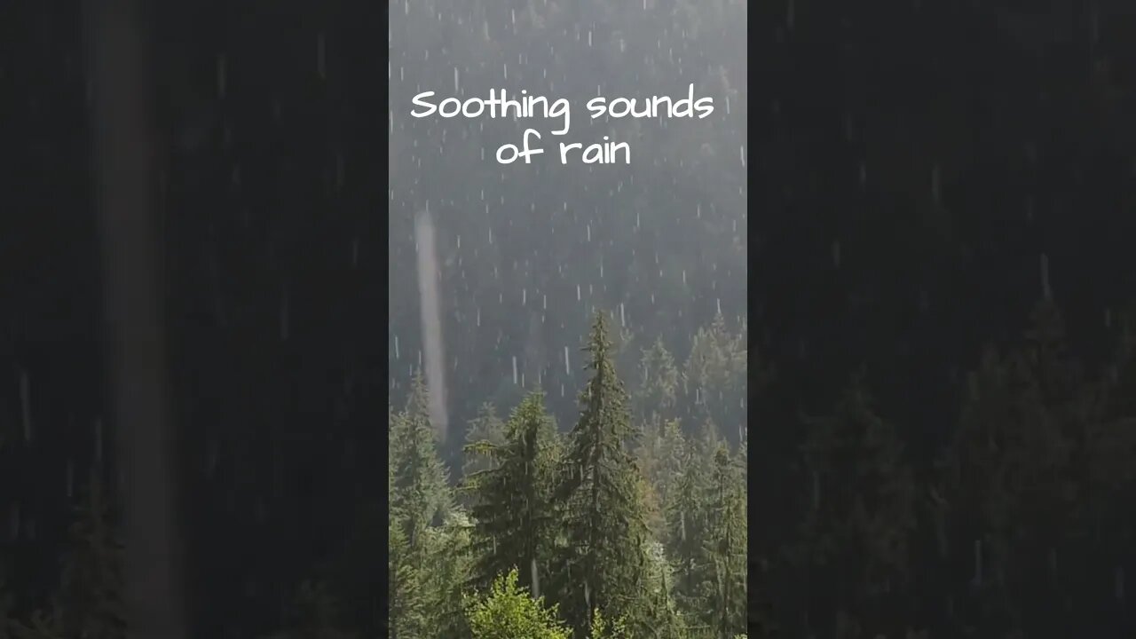 Unwind Instantly with This Incredible Soothing Rain Sounds Video! #shorts #asmr