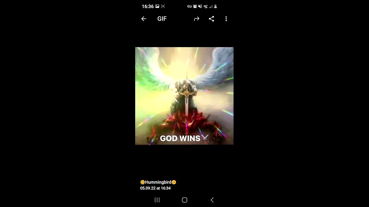 God wins