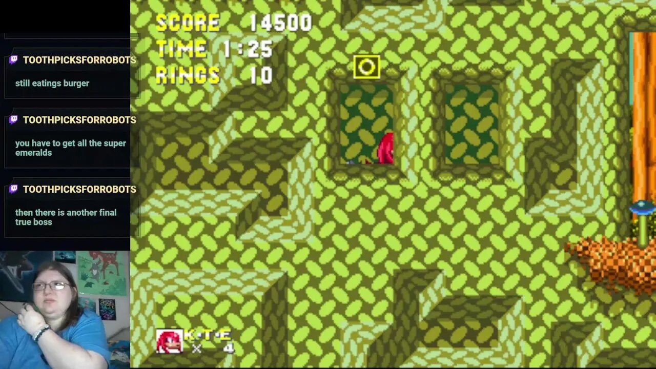 SONIC! ...and ... knuckles?