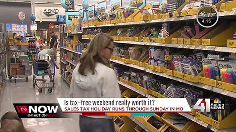 Is tax-free weekend worth it?