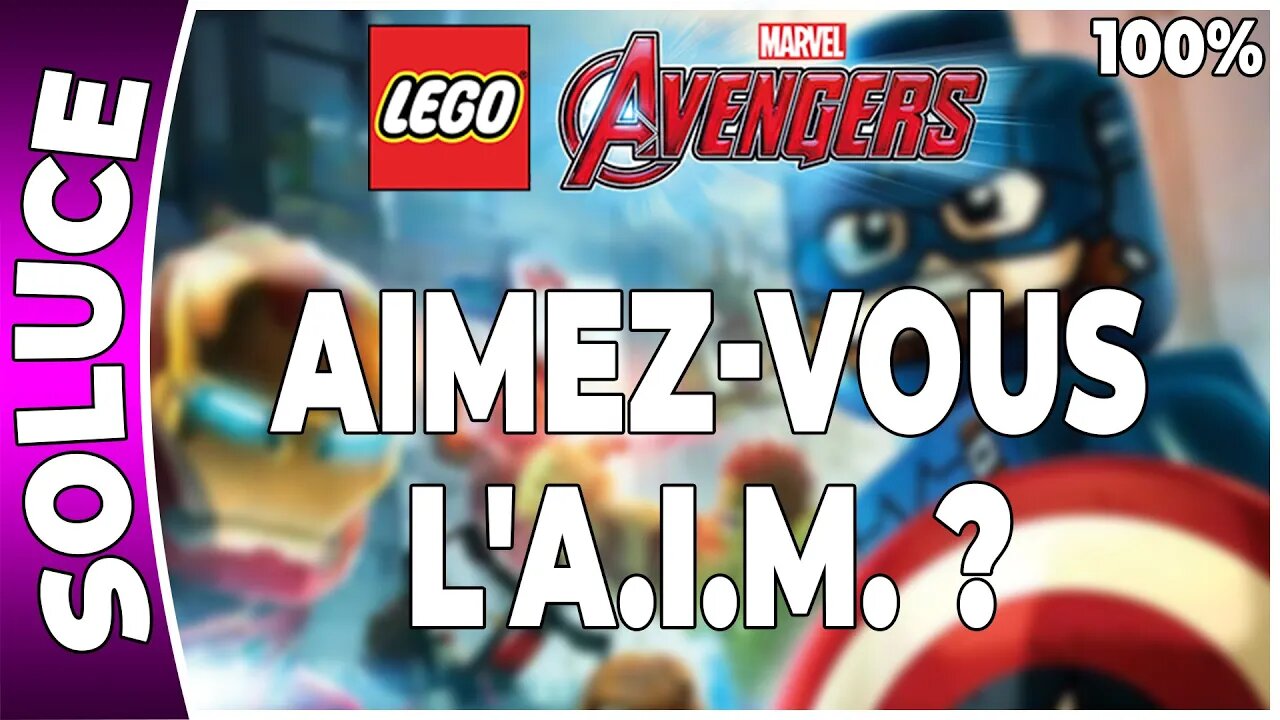 LEGO : Marvel's Avengers - AIMEZ-VOUS L'AIM ? - 100 % Minikits, Perso, Brique rouge, Stan Lee FR PS4