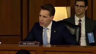 Sen. Josh Hawley Continues Questioning About Judge Jackson’s 3 Month Sentence of Child Predator