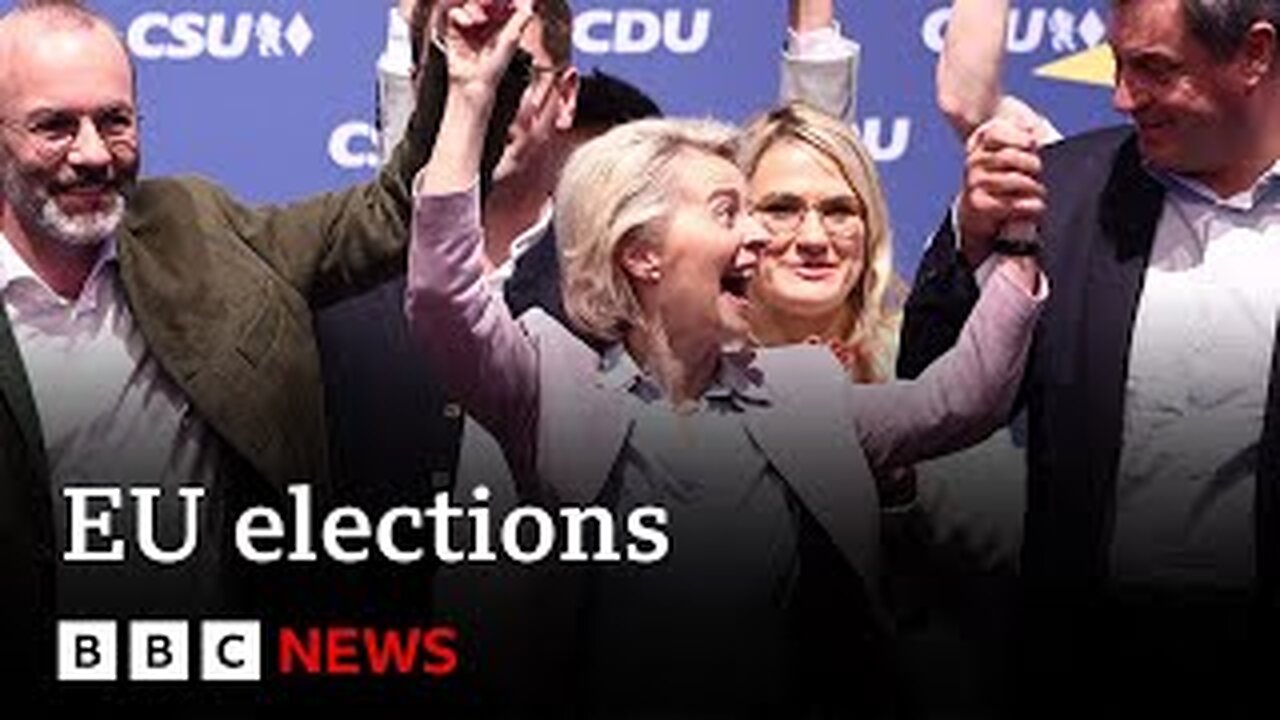 EU elections: Europe's night of election dramacapped by Macron bombshell | BBC News