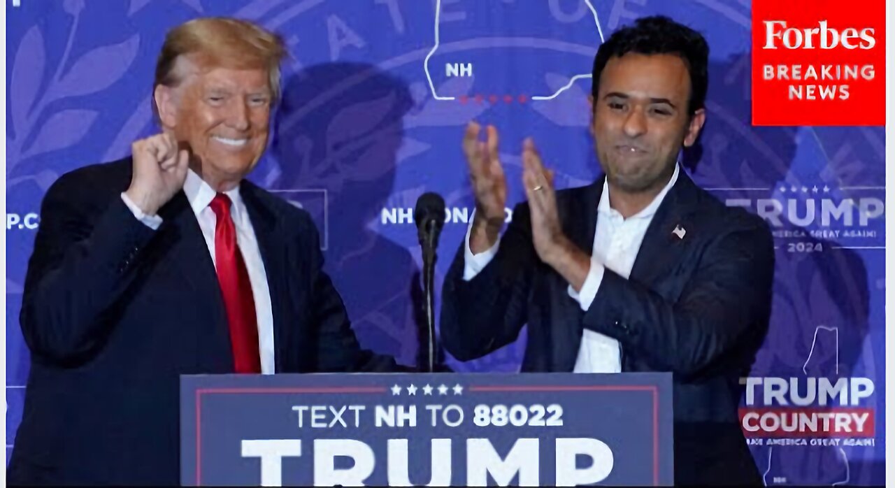 FULL: Trump Holds Campaign Rally In New Hampshire With Vivek Ramaswamy After Iowa Caucus Victory