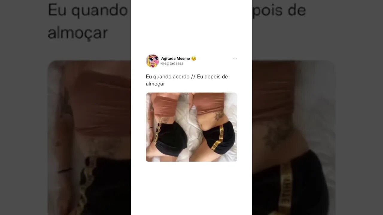 EU QUANDO ACORDO // EU DEPOIS DO ALMOÇAR