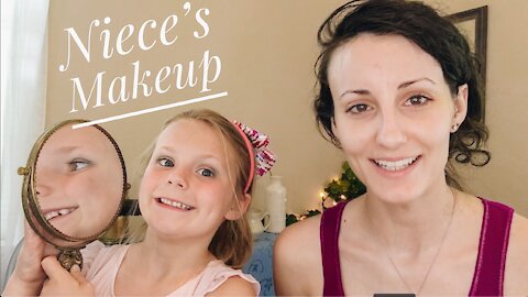 Doing my Niece's Makeup