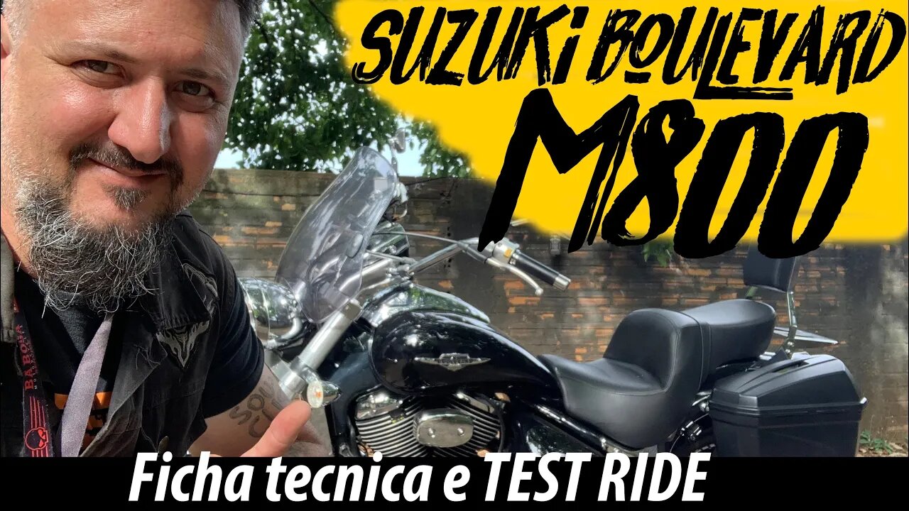 Minha MOTO velha/Nova: Suzuki Bulevar M800, FICHA TÉCNICA e TEST RIDE