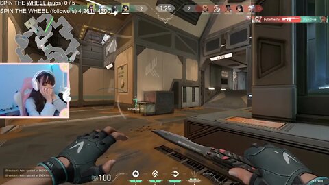 She definitely knows how to wear headphones