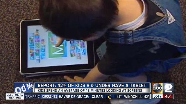 42 percent of kids own a tablet