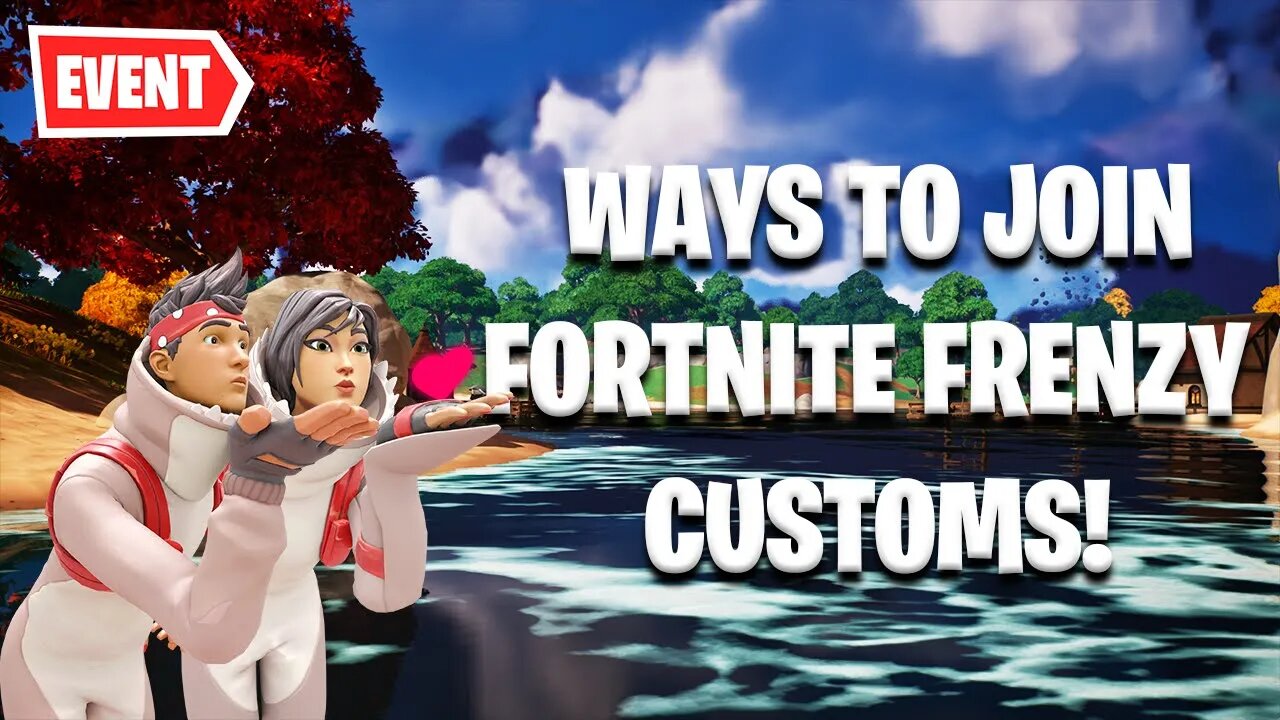 How to join Fortnite Frenzy Customs on ALL Platforms!