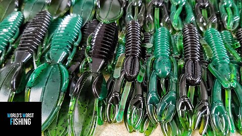 Incredible Hulk Craws & Creature Baits: Soft Plastic Lure Making & Striper Fishing Blog