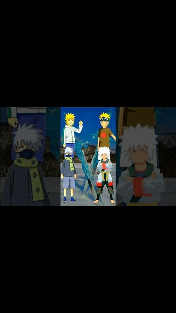 WHO IS STRONGEST?? Naruto, Jiraiya VS Minato, Kakashi.#shorts