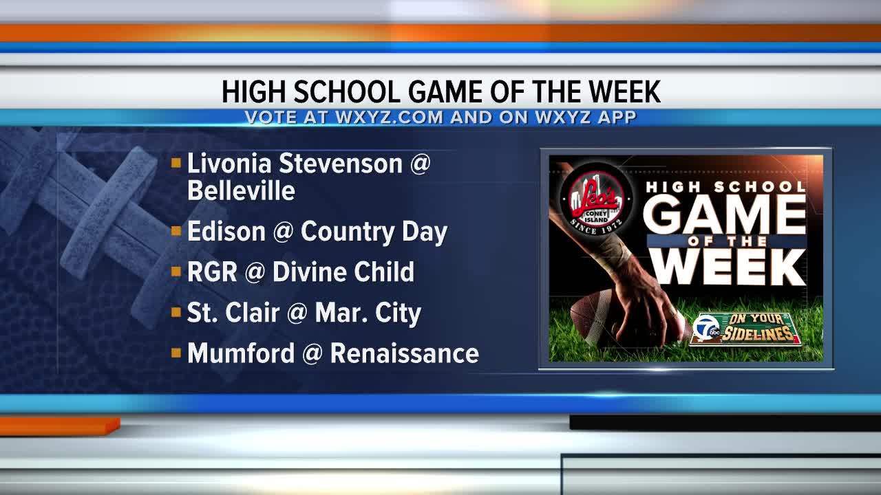 Leo's COney Island Game of the Week nominees Week 7