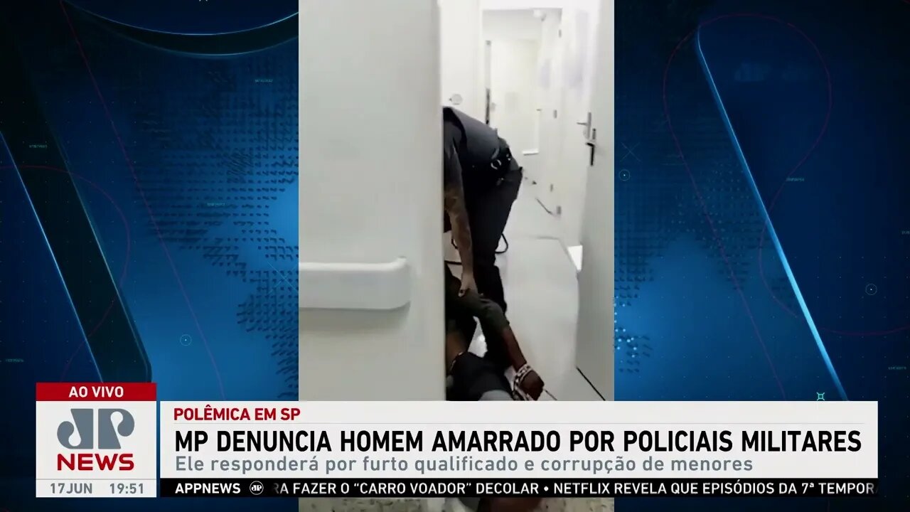 Ministério Público de SP denuncia homem amarrado por PMs