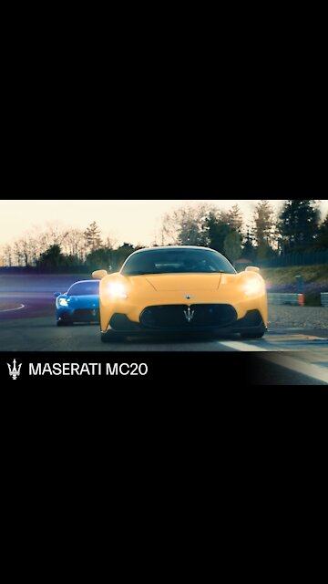 Maserati MC20. Fast, fearless, the First of its Kind.