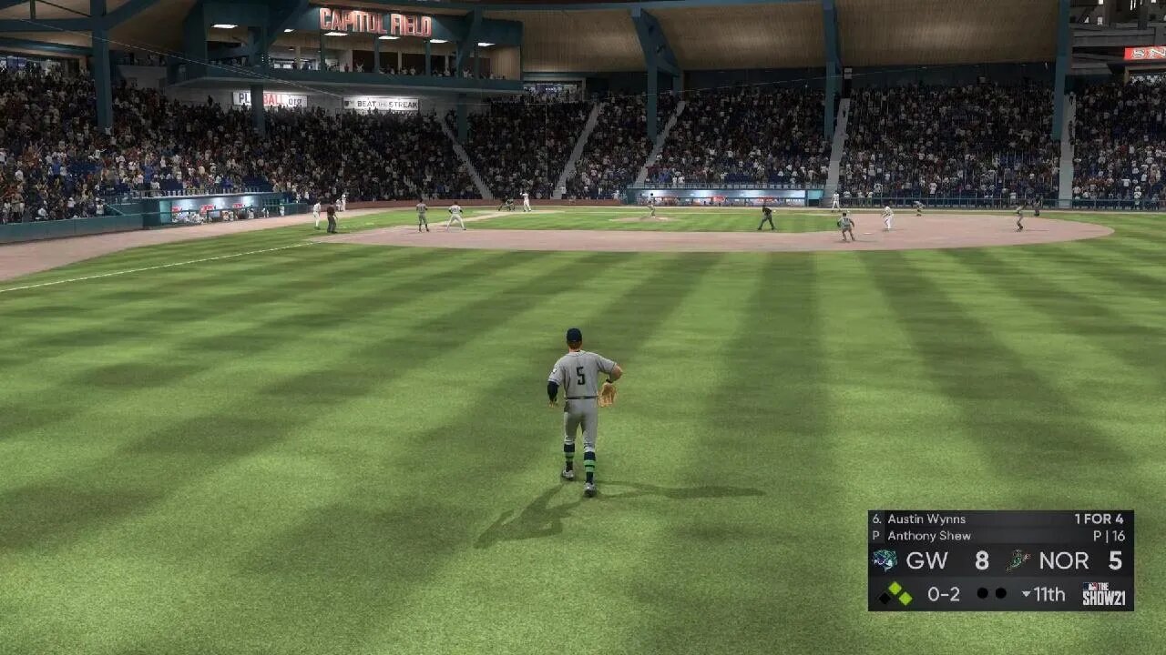 MLB The Show 21 Diving catch in RF
