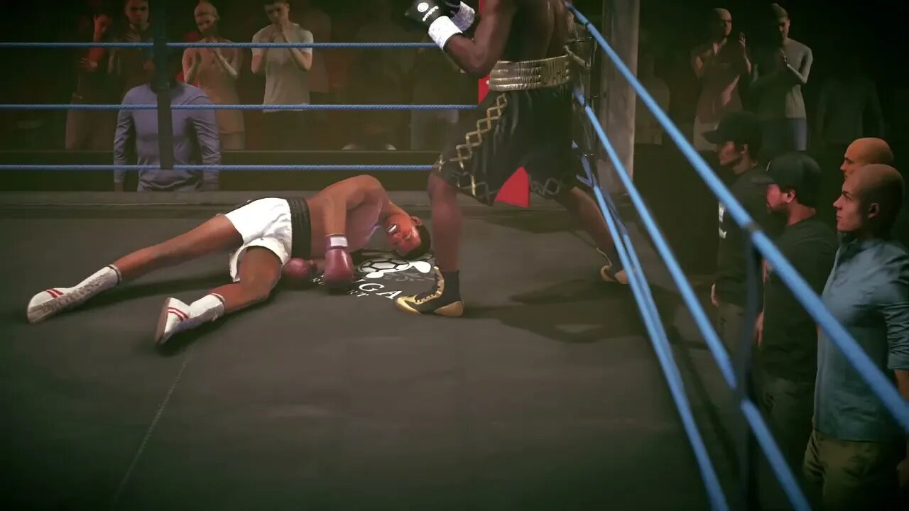 There goes the mouthpiece![Undisputed] 🥊🥊