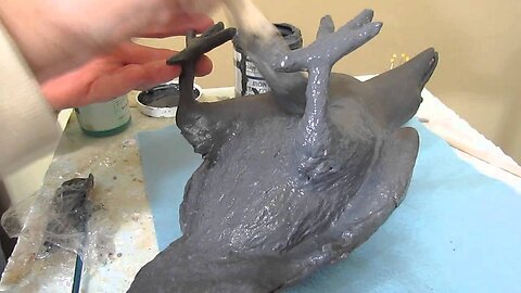 Adding Sculpt Nouveau Iron Coating to the Raven