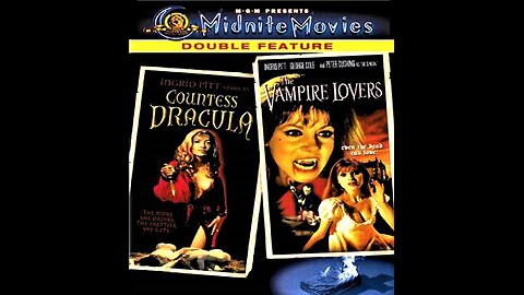 COUNTESS DRACULA 1971 & THE VAMPIRE LOVERS 1970 Vampire Horrors DOUBLE FEATURE