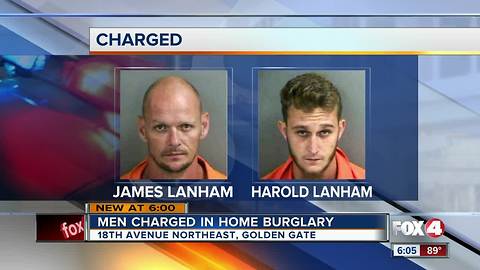 Father and son charged with grand theft for stealing safe from Golden Gate Estates home