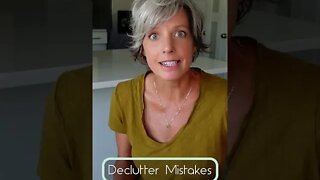 AVOID Decluttering Mistakes! #shorts