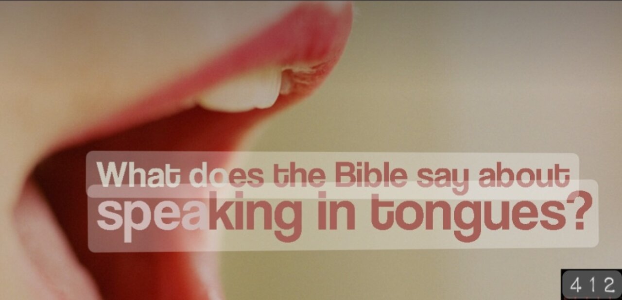 Speaking in Tongues