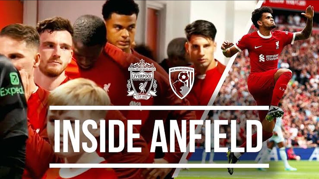 ANFIELD: Tunnel cam from comeback win! Liverpool 3-1 Bournemouth | Diaz, Salah, Jota!