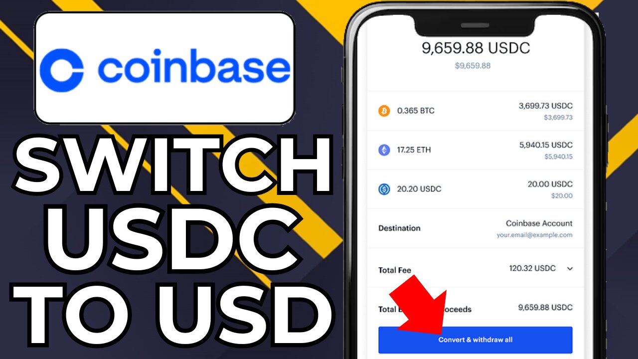 HOW TO CONVERT USDC TO USD ON COINBASE