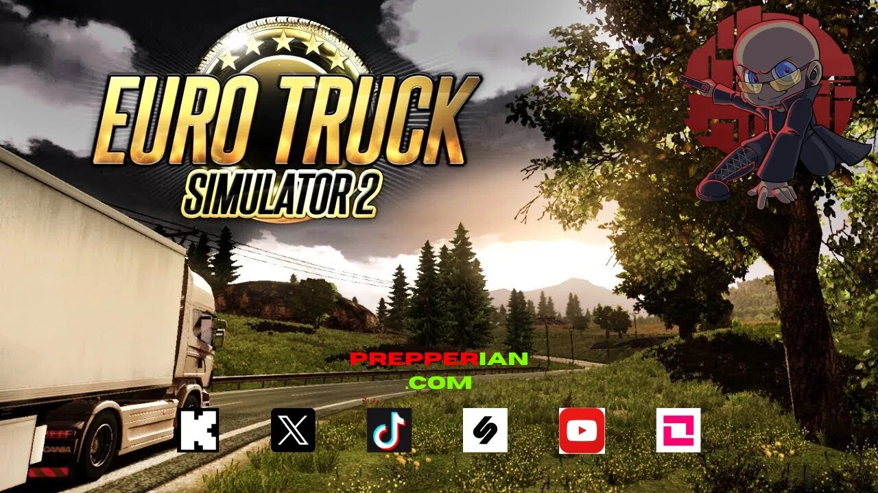 More trucking with @ScandinavianWolf in #eurotrucksimulator2?