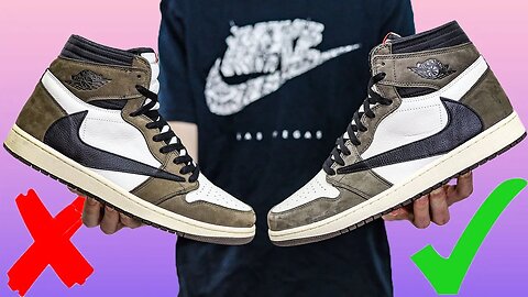 TRAVIS SCOTT Air Jordan 1 High (REAL vs FAKE)