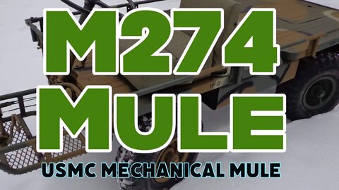 USMC M274 Military Mule - My Favourite Toy - 4 Wheel Drive -