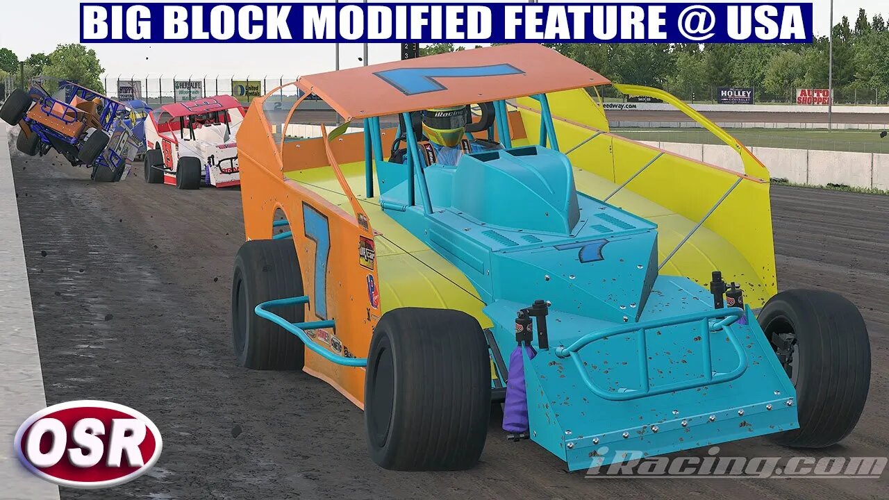 Official Big Block Modified Racing - USA Int. Speedway - iRacing Dirt #iracing #dirtracing