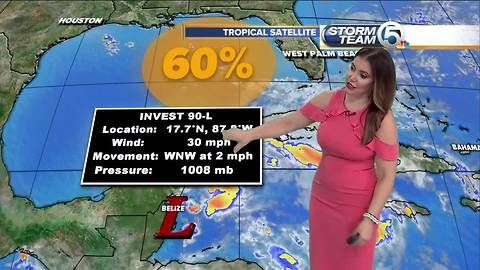 60% chance for tropical system to develop in the Gulf of Mexico