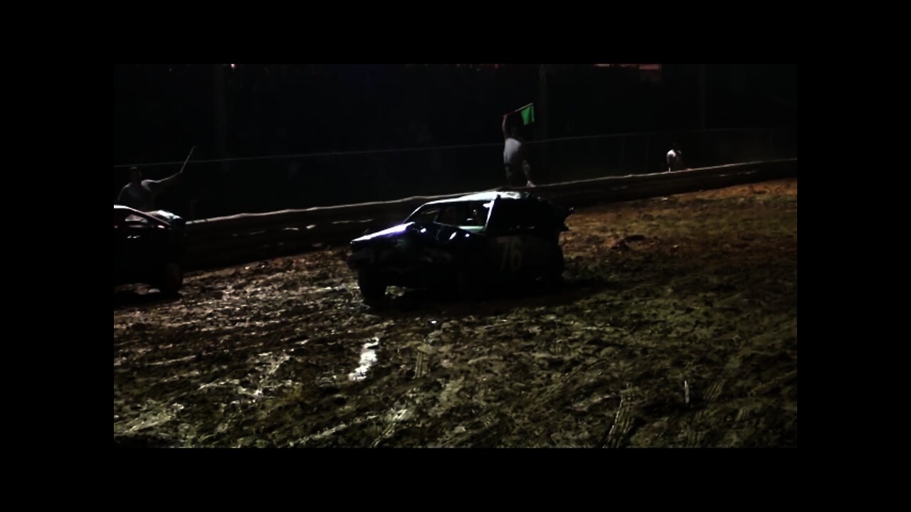 Kenton County Fair Kentucky small car demo derby. 7-12-10 Feature part 3