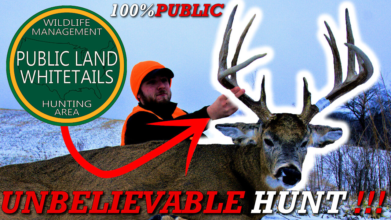 Public Land Biggest Ever | Giant Buck Self Filmed | Big Public Bucks | Hunting Tv Show Videos