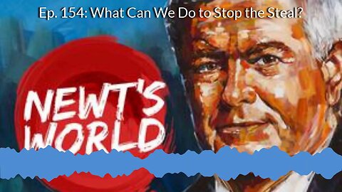 Newt's World Episode 154: What Can We Do To Stop The Steal?