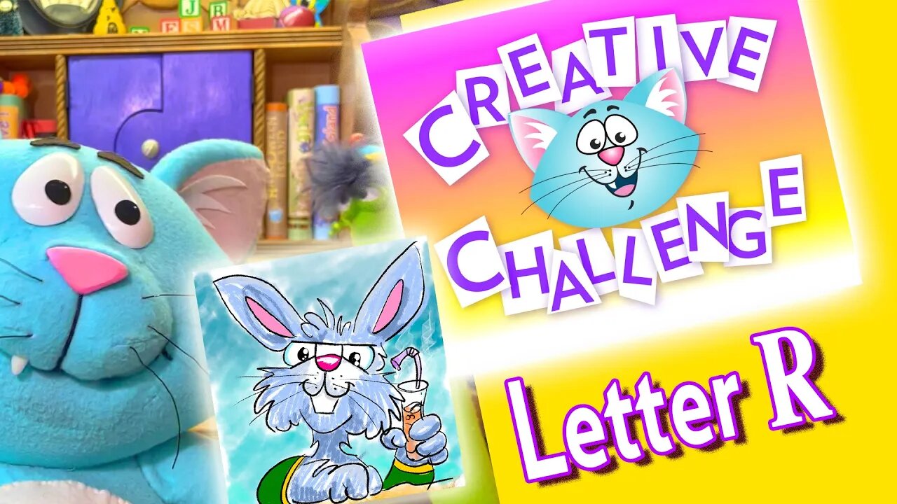 Learn to Draw with the Letter R with the Sauerpuss and Friends puppets and our Creative Challenge!