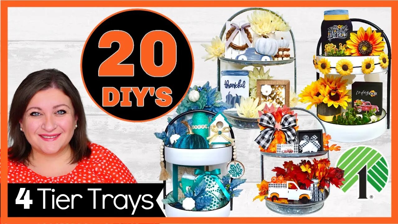 TOP 20 FALL TIER TRAY DIYS | FARMHOUSE HIGH END DIY TUTORIALS