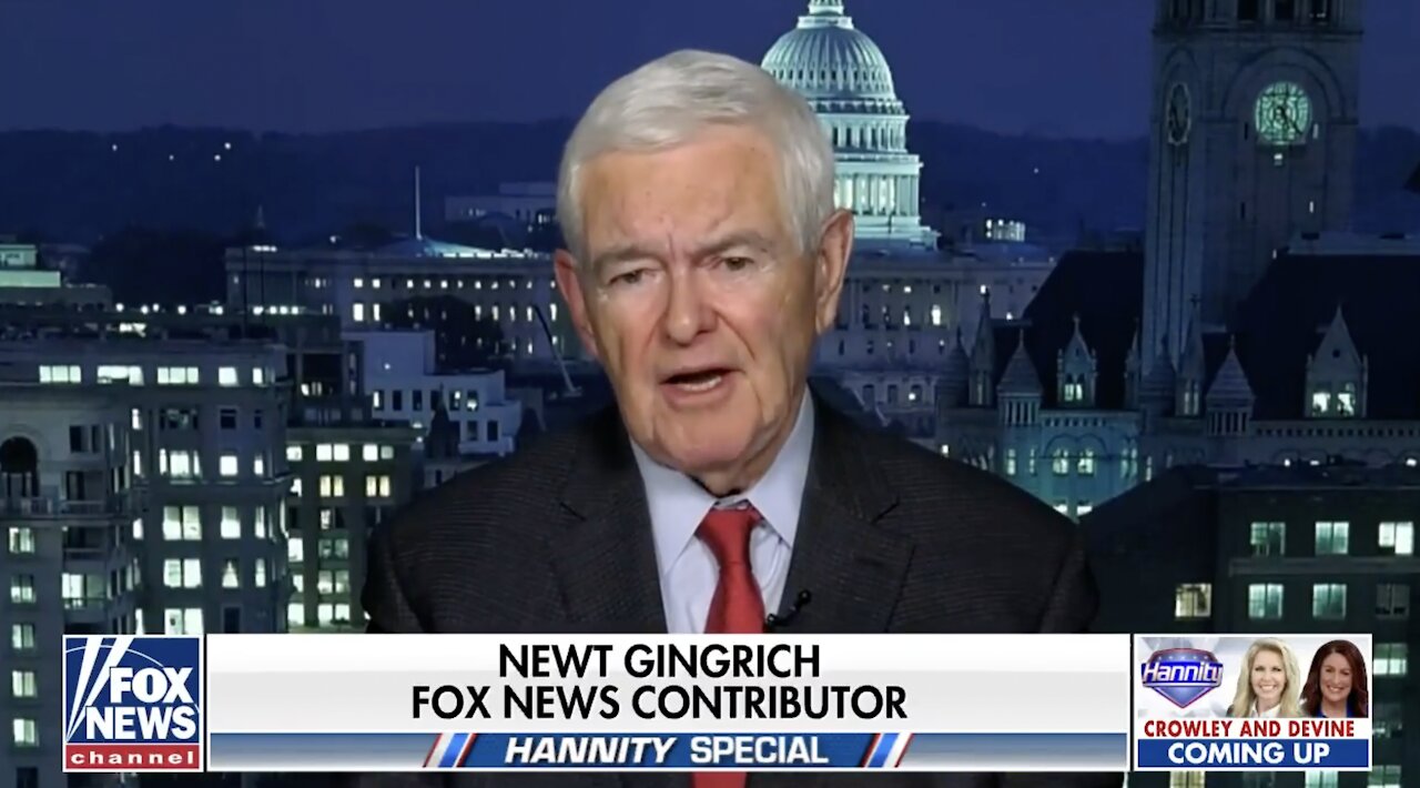 Newt Gingrich calls the Biden administration 'incompetent in every area'