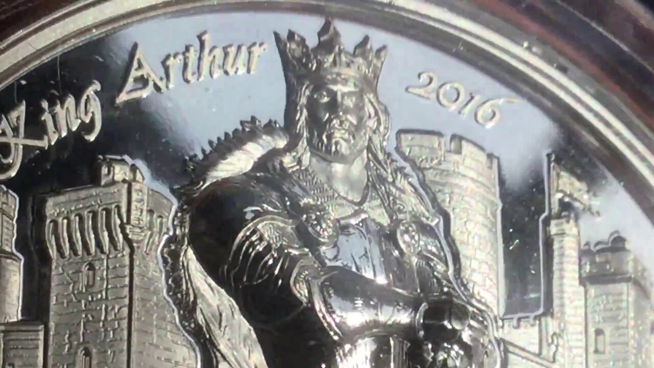 King Arthur Legends Of Camelot 2 Oz Ultra High Relief Silver Coin