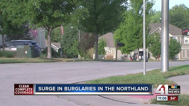 KCPD sees spike in Northland burglaries where homeowners leave garage doors open