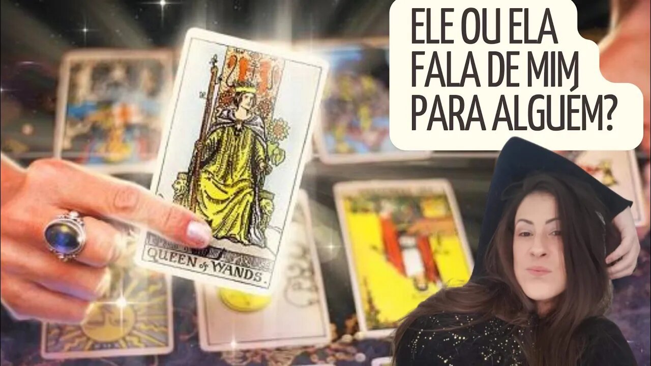 Ele ou ela fala de mim para alguém?