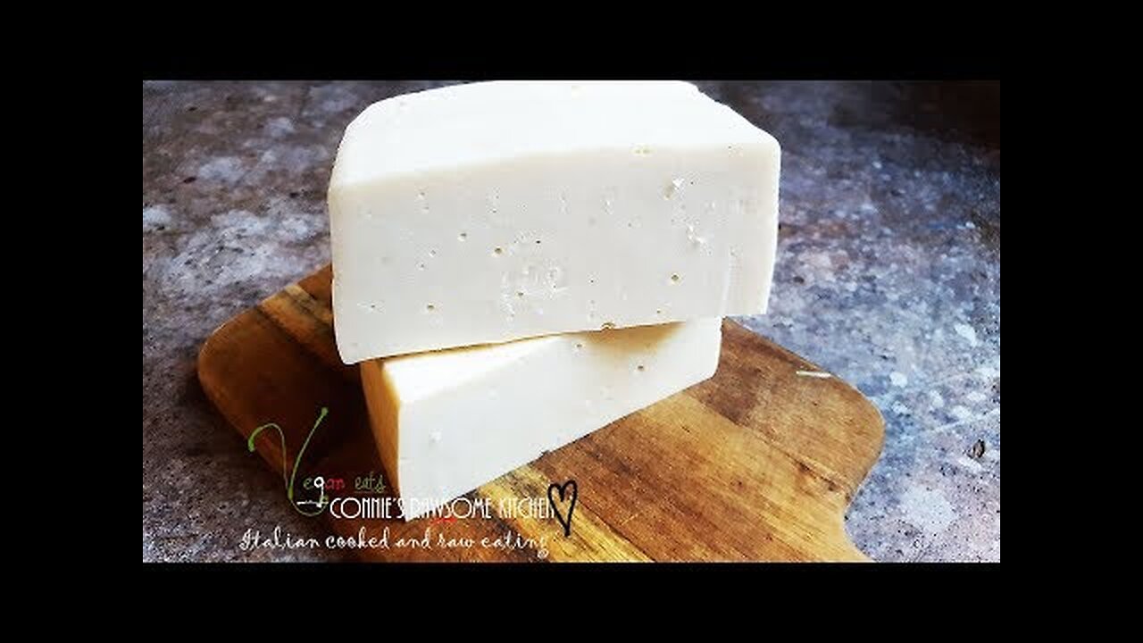 MY FONTINA TYPE VEGAN CHEESE MADE WITH POTATO! | Connie's RAWsome kitchen